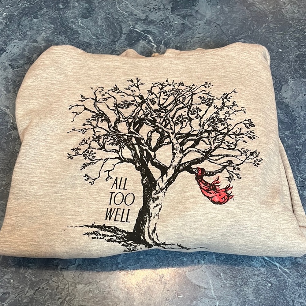 Taylor Swift All Too Well Gray Hoodie